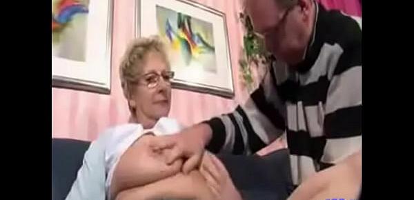  Nerdy Granny Gets Fucked Hard